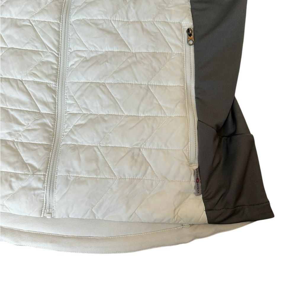 Womens The North Face Thermoball Flash Dry Vest Grey White Medium - Picture 4 of 8
